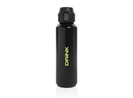 Via RCS Re-Steel Sportflasche mit Verschluss, 600ml