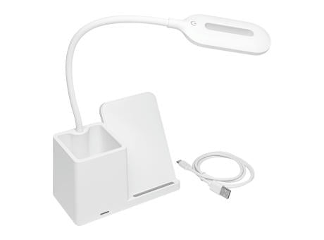 LIGHT & CHARGE - Schreibtischlampe mit Ladestation