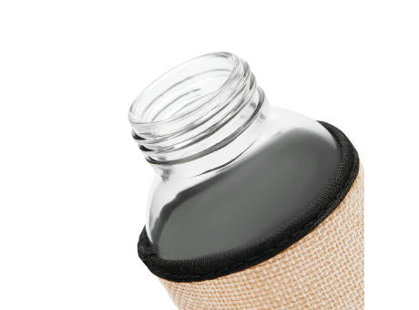 TAKE JUTY - Glas-Trinkflasche