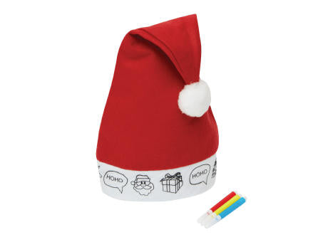 COLOURFUL HAT - Bemalbare Filz-Weihnachtsmann-Mütze