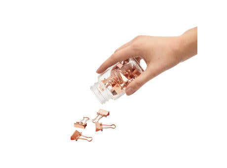 COPPER CLAMP - Dokumentenklammer im Glas