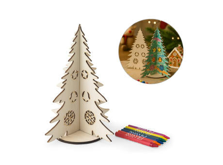 PINERY. Zerlegbarer Weihnachtsbaum aus Holz zum Bemalen