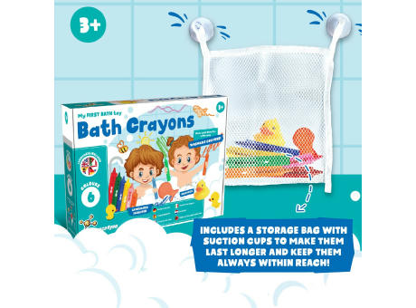 BATH CRAYONS. Lernspielzeug für Kinder