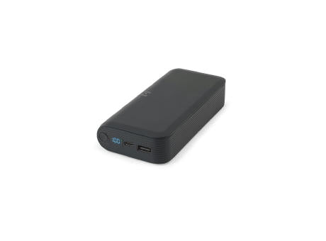 BECKER 20. 20'000 mAh Powerbank aus recyceltem ABS (100% rABS) mit 15W superschnellem kabellosem Ladegerät