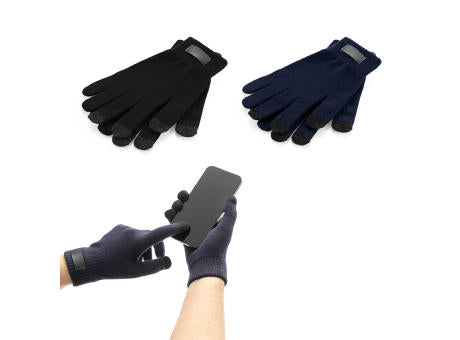BURROW. Handschuhe aus recyceltem Polyester (100% rPET), mit Tastspitzen