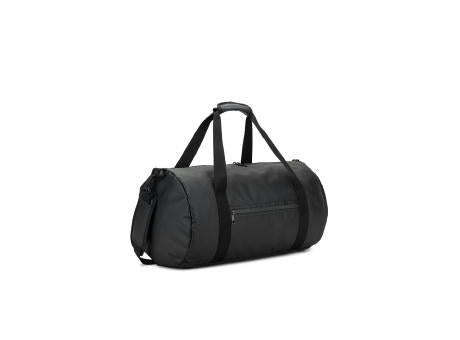 OSASCO SPORT. Sporttasche im Zylinder-Format aus hochdichtem, recyceltem 600D-Polyester mit Seitenfach für Schuhe