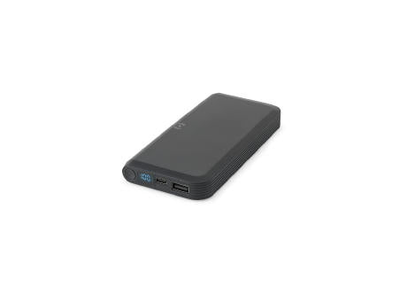 BECKER 10. 10'000 mAh Powerbank aus recyceltem ABS (100% rABS) mit 15W superschnellem kabellosem Ladegerät