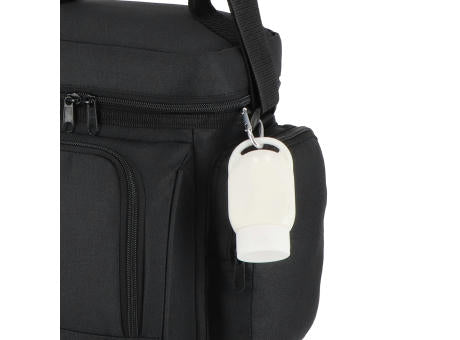 Sonnenschutzlotion mit Karabiner SPF30 aus recyceltem Material