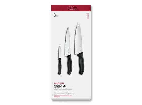 Swiss Classic, Küchen Set, 3tlg, schwarz, gift Box