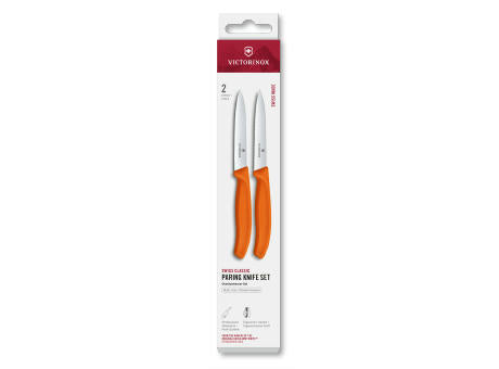 Swiss Classic, Gemüsem. Set, 2tlg, 10cm,gerade/Wellen,schwarz,Box