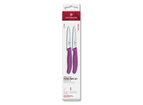 Swiss Classic, Gemüsem. Set, 2tlg, 10cm,gerade/Wellen,schwarz,Box