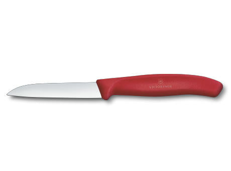 Swiss Classic, Gemüsemesser, 8cm, gerade, schwarz