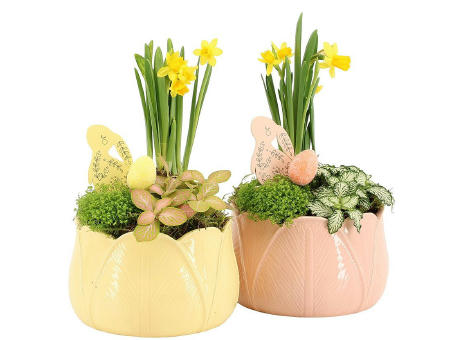 Easter colourful ceramic large - Narzisse