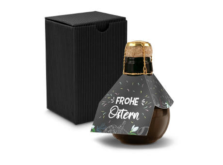 Kleinste Sektflasche der Welt! Frohe Ostern - Inklusive Geschenkkarton in Gelb, 125 ml