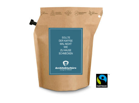 Geschenkartikel / Präsentartikel: Fußball-EM Team Deutschland Wachmacher, wiederverwendbarer Brühbeutel mit Fairtrade Kaffee