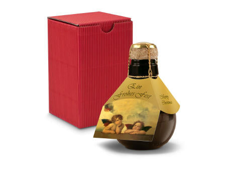 Kleinste Sektflasche der Welt! Raffael - Inklusive Geschenkkarton in Gelb, 125 ml