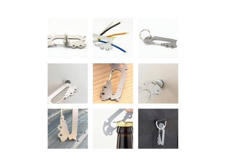 Geschenkartikel: ROMINOX® Key Tool Truck / LKW (22 Funktionen) im Motiv-Mäppchen Danke