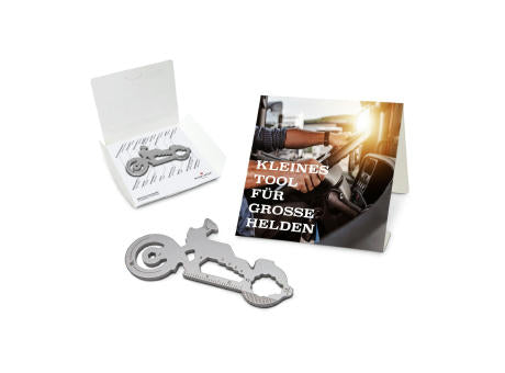Geschenkartikel: ROMINOX® Key Tool Truck / LKW (22 Funktionen) im Motiv-Mäppchen Große Helden