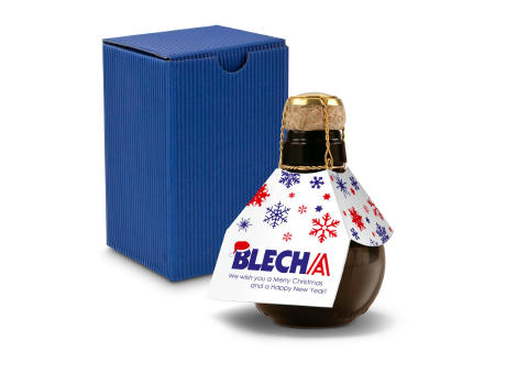 Kleinste Sektflasche der Welt! Eigendesign - Inklusive Geschenkkarton in Gelb, 125 ml