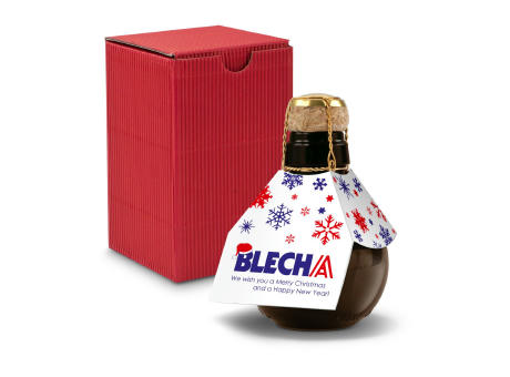 Kleinste Sektflasche der Welt! Eigendesign - Inklusive Geschenkkarton in Gelb, 125 ml