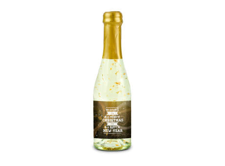 Piccolo Golden Flakes - Flasche klar - Kapselfarbe Gold, 0,2 l