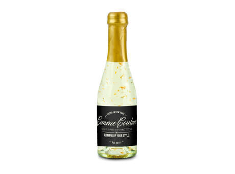 Piccolo Golden Flakes - Flasche klar - Kapselfarbe Gold, 0,2 l