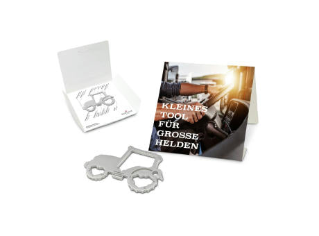 Geschenkartikel: ROMINOX® Key Tool Truck / LKW (22 Funktionen) im Motiv-Mäppchen Große Helden