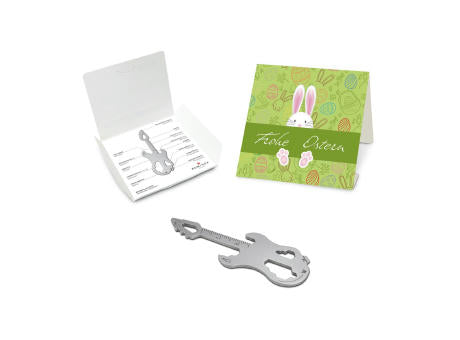 Geschenkartikel: ROMINOX® Key Tool Truck / LKW (22 Funktionen) im Motiv-Mäppchen Osterhase