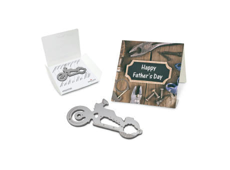 Geschenkartikel: ROMINOX® Key Tool Truck / LKW (22 Funktionen) im Motiv-Mäppchen Happy Father's Day