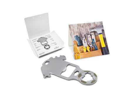 Geschenkartikel: ROMINOX® Key Tool Truck / LKW (22 Funktionen) im Motiv-Mäppchen Werkzeug