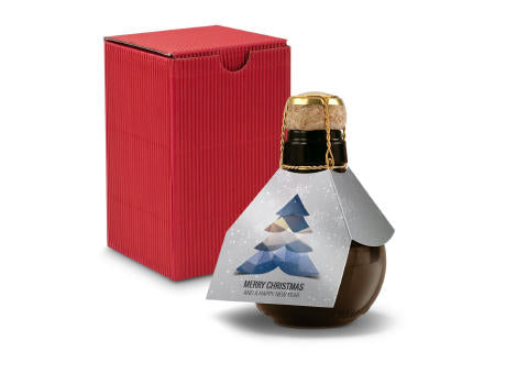 Kleinste Sektflasche der Welt! Merry Christmas - Inklusive Geschenkkarton in Gelb, 125 ml