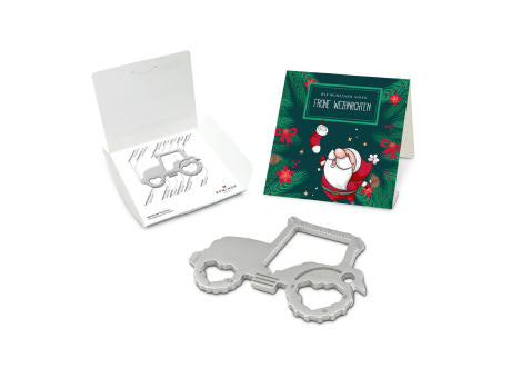 Geschenkartikel: ROMINOX® Key Tool Truck / LKW (22 Funktionen) im Motiv-Mäppchen Frohe Weihnachten