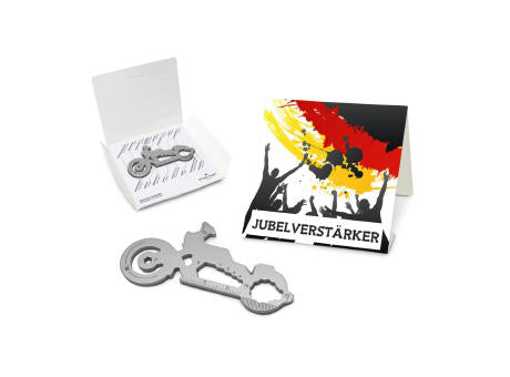 Geschenkartikel: ROMINOX® Key Tool Truck / LKW (22 Funktionen) im Motiv-Mäppchen Deutschland Fan Jubelverstärker
