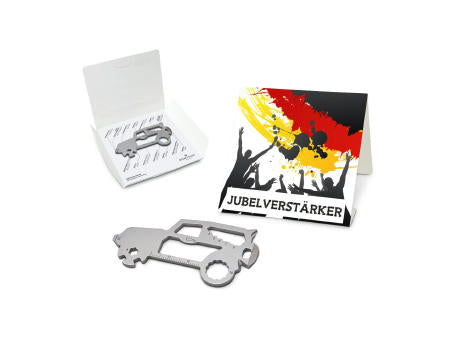 Geschenkartikel: ROMINOX® Key Tool Truck / LKW (22 Funktionen) im Motiv-Mäppchen Deutschland Fan Jubelverstärker