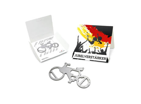 Geschenkartikel: ROMINOX® Key Tool Truck / LKW (22 Funktionen) im Motiv-Mäppchen Deutschland Fan Jubelverstärker