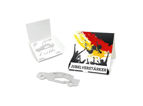 Geschenkartikel: ROMINOX® Key Tool Truck / LKW (22 Funktionen) im Motiv-Mäppchen Deutschland Fan Jubelverstärker
