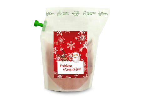 Geschenkartikel / Präsentartikel: Tee-Brühbeutel, Bleiben Sie Gesund & positiv, Tasty Berry, wiederverwendbar