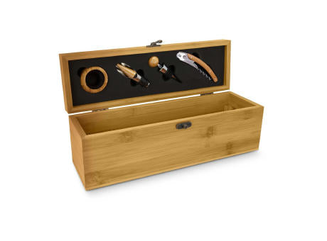 Geschenkset / Präsenteset: Wein in Bambuskiste