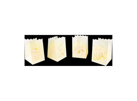 Geschenkset / Präsenteset: Stimmungsvolle Papier-Laternen