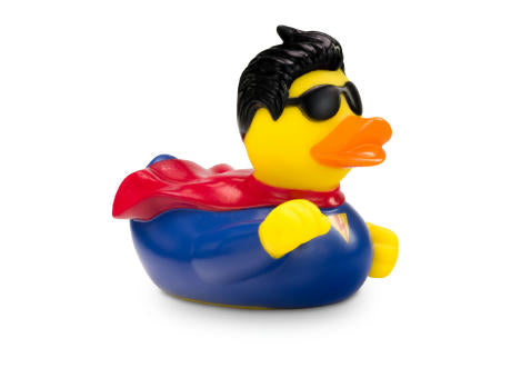 Werbeente Superduck mit Blitz
