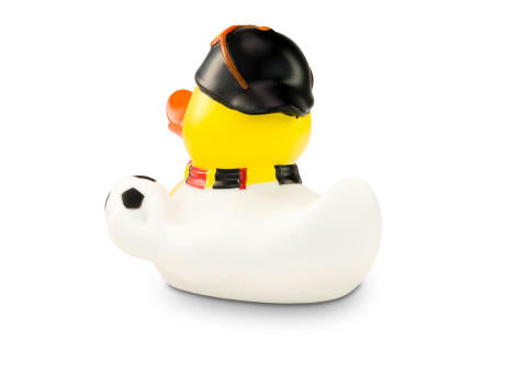 Werbeente Sandro Stadion Schwarz-Rot-Gold