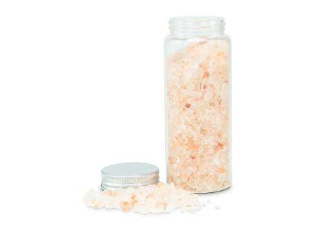 Himalaya-Badesalz 190 g, Patchouli-Sandelholz - auch mit individuellem Etikett