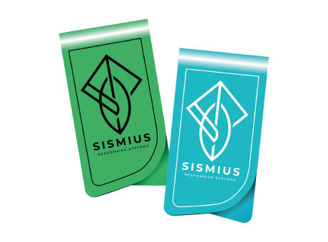 ROMINOX® Mehrweg-Büroklammer Prime Clip Color XL, idealer Mailingartikel für Dokumente, bis zu 25 Seitem Klemmkraft
