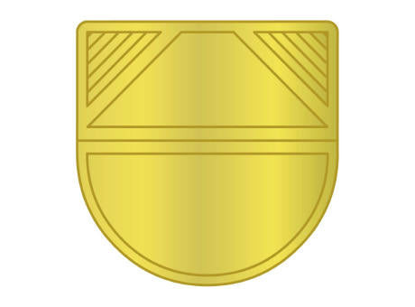 ROMINOX® Eckenklammer Corner Snap in Gold, idealer Mailingartikel für Dokumente, Büroklammer mit bis zu 10 Seiten Klemmkraft