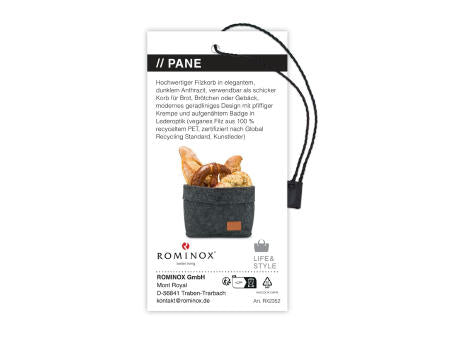 ROMINOX® Veganer Filzkorb // Pane