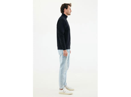 IQONIQ Elgon Quarter-Zip-Sweater aus rec. Baumwolle