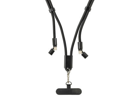 LoopAmp verstellbares 160cm 60W Telefonkabel aus RCS rPET