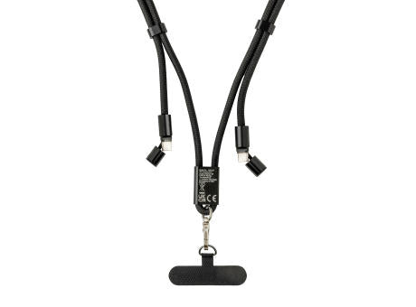 LoopAmp verstellbares 160cm 60W Telefonkabel aus RCS rPET