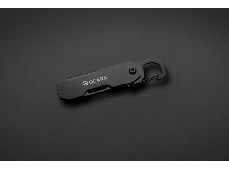 Gear X faltbares EDC-Werkzeug mit Kartonmesser & Karabiner