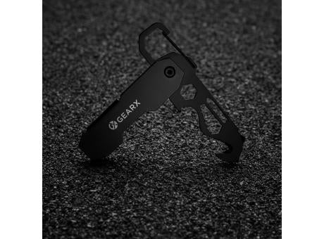 Gear X faltbares EDC-Werkzeug mit Kartonmesser & Karabiner